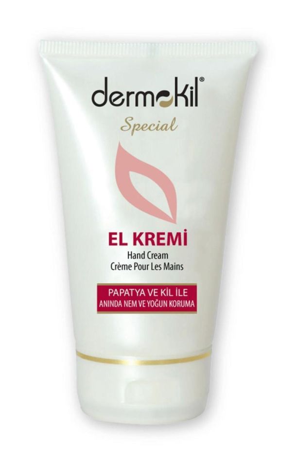 12 Adet x Dermokil 25 Ml Tüp Krem Classic El Kremi Kil ve Papatya