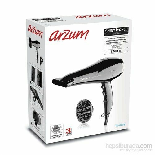 Arzum AR5007 Shiny 2200W İyonlu Saç Kurutma Makinası