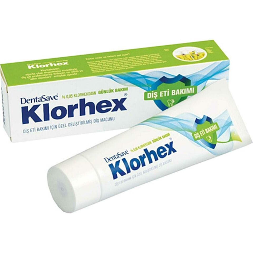 DentaSave Klorheksidin Diş Macunu 75 ml Diş Eti Bakımı %0.05 Klorheksidin Günlük