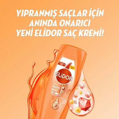Elidor Superblend Saç Bakım Şampuanı Anında Onarıcı Bakım 500 ml + Serum Bakım Kremi 200 ml