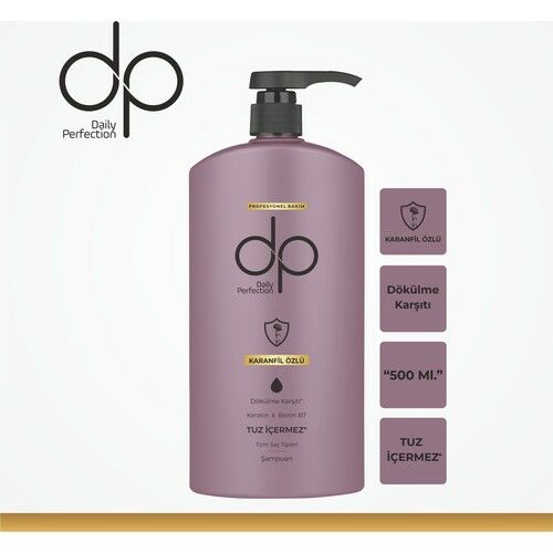 DP Bio Serisi Tuzsuz Şampuan 500 Ml Karanfil Özlü