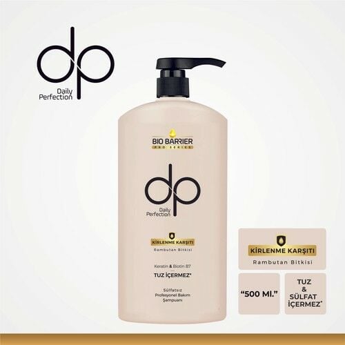 DP Bio Serisi Tuzsuz Şampuan 500 Ml Kirlenme Karşıtı