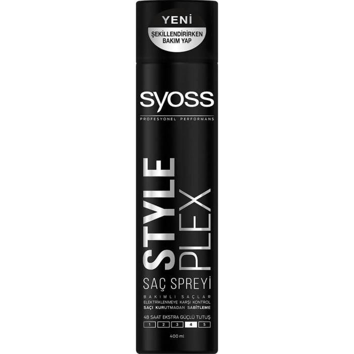 Syoss Saç Spreyi 400 Ml Style Plex Extra Güçlü Tutuş No: 4