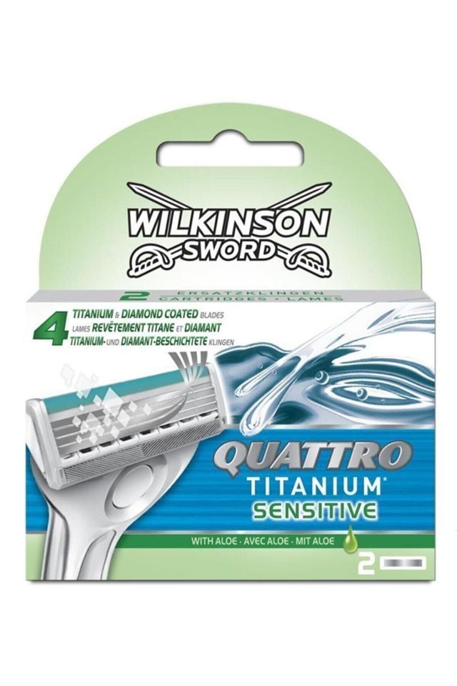 Wilkinson Sword Quattro Titanium Sensitive 2 Yedek Bıçak