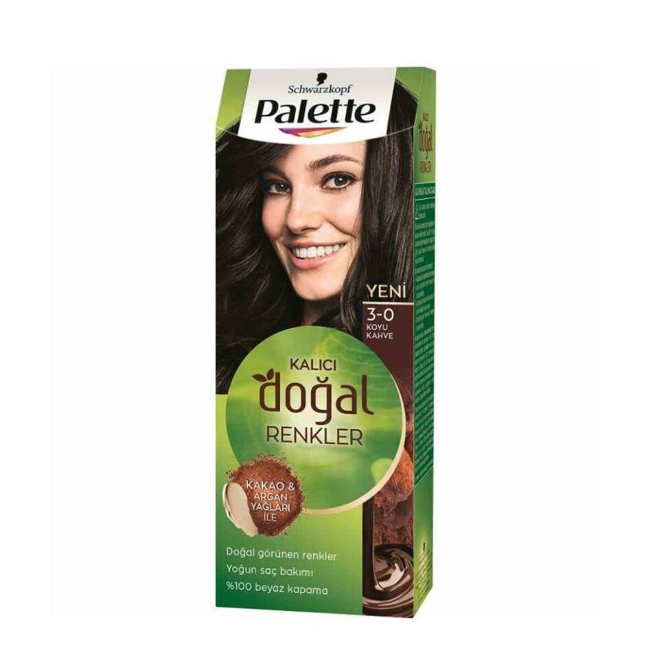 Palette Natural 3.0 Koyu Kahve Kalıcı Saç Boyası