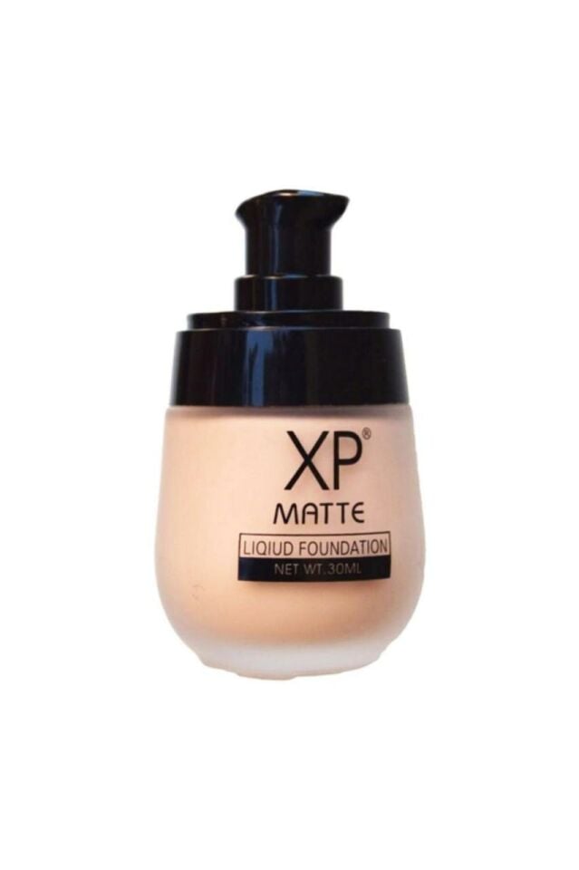 XP Oval Cam Şişe Matte Likit Fondoten 02