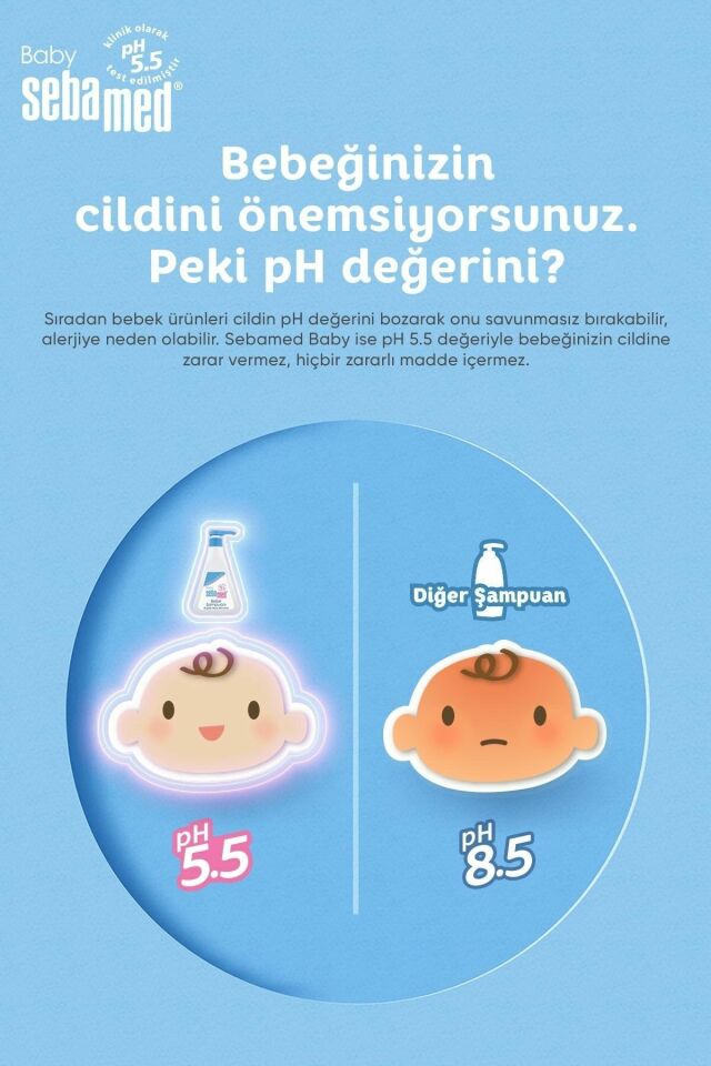 Sebamed Bebek Şampuanı Ekonomik Boy 500 Ml Pompalı