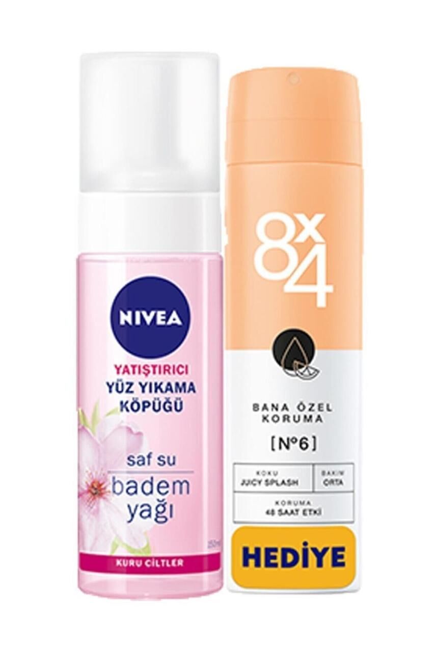 Nivea Yatıştırıcı Yüz Yıkama Köpüğü + 8x4 Kadın Deodorant 150 Ml Bana Özel Koruma No 6