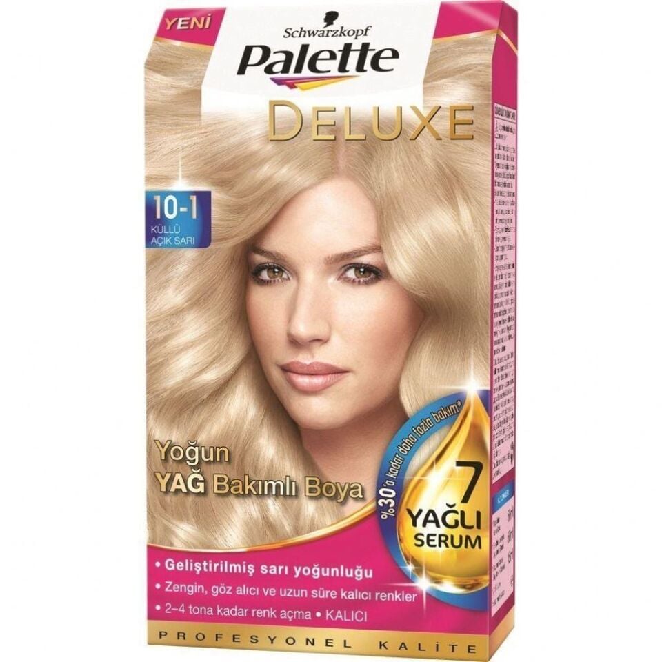 Palette Deluxe Saç Boyası 10.1 Küllü Açık Sarı