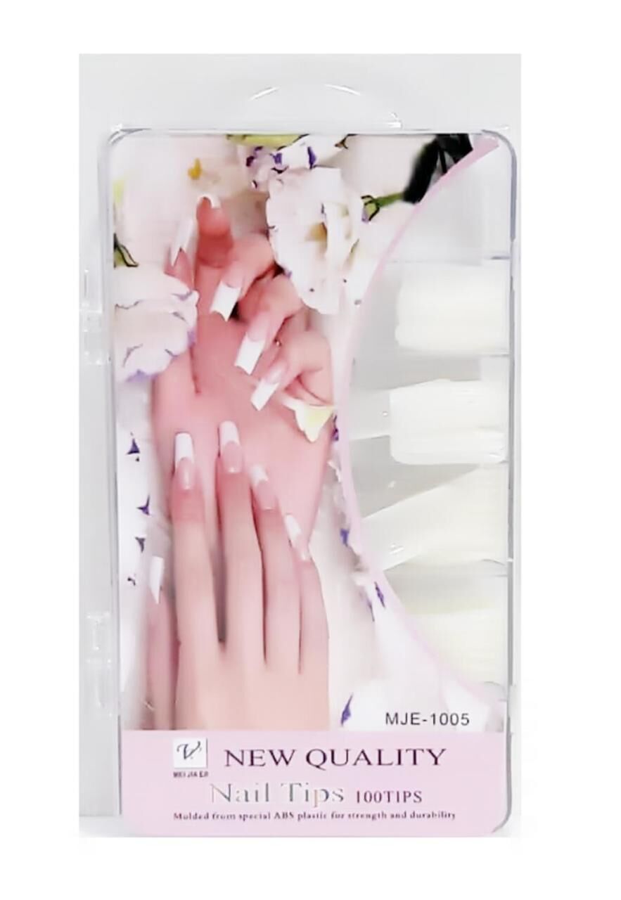 Estella 100 lü Takma Tırnak Kırık Beyaz Renkte