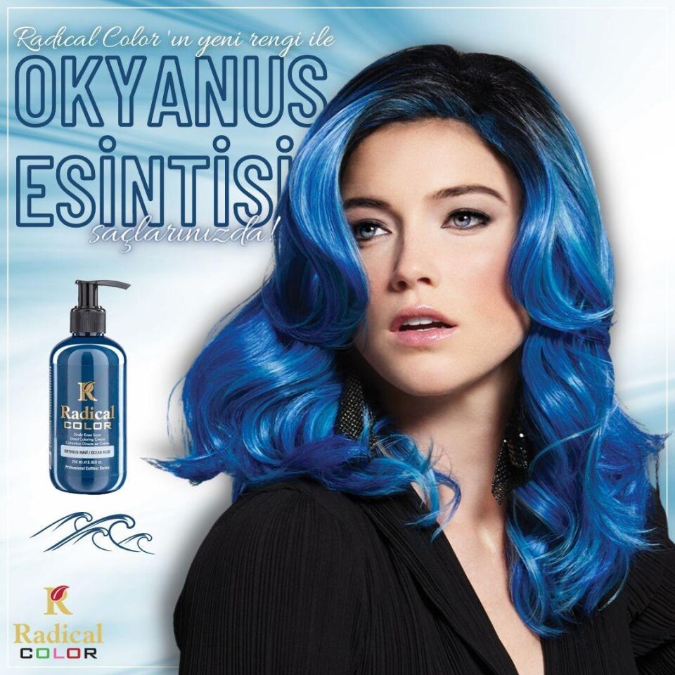 Radical Jeans Color 250 Ml Saç Boyası Gece Mavisi