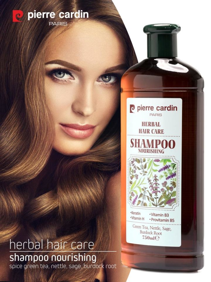 Pierre Cardin Herbal Yağlı Şaçlar Için Bitkisel Şampuan 750 ml - 39611