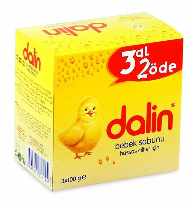 Dalin Bebek Sabunu 100 gr 3 lü Avantaj Paket