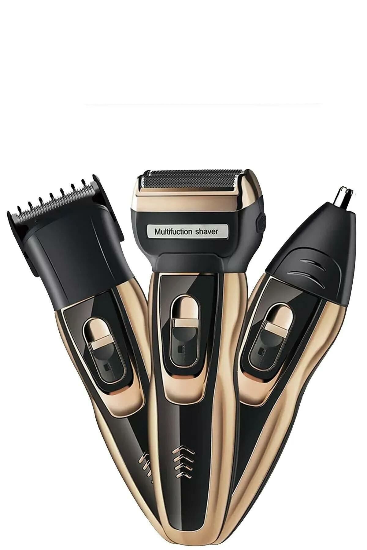 ASTRA RD-6360 - 3 Başlıklı Özel Seri Titanyum Pro Edition Saç Sakal Burun Kılı Alma Tıraş Makinesi