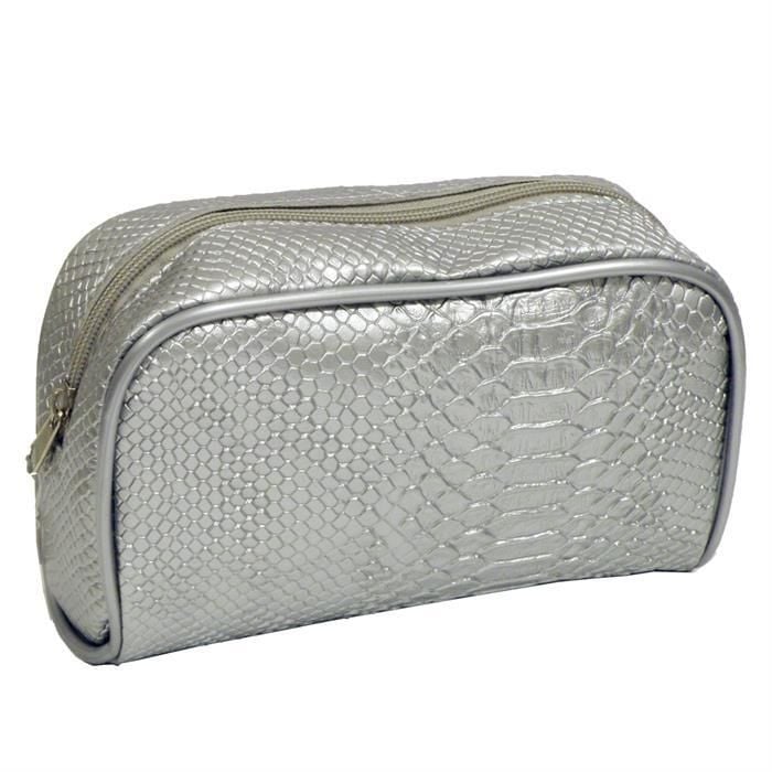 Bag Makyaj Çantası Gümüş Gri