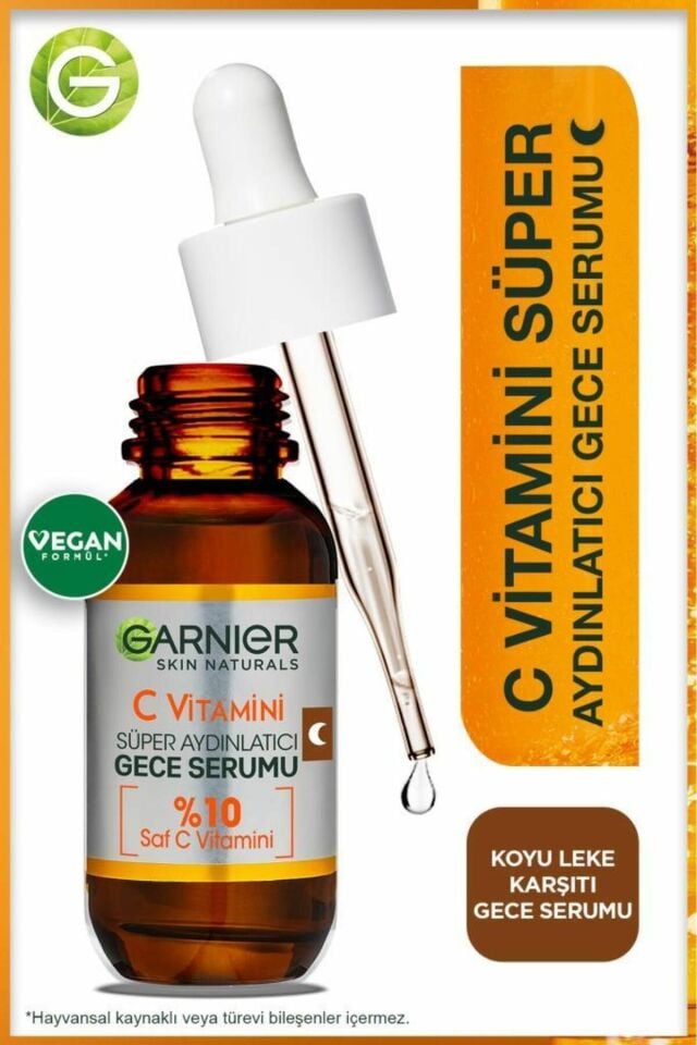 Garnier C Vitamini Parlak Süper Aydınlatıcı Gece Serum 30 Ml