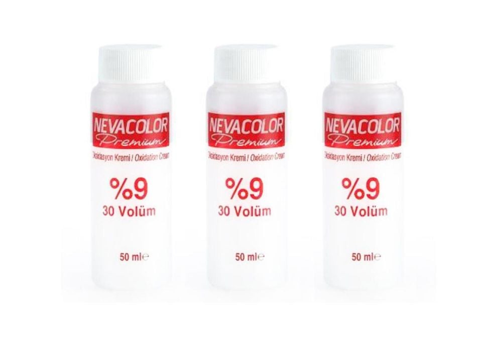 3 Adet Neva Color Oksidan Krem 50 ML 30 Wolume -%9 ORTA TON SAÇLARA