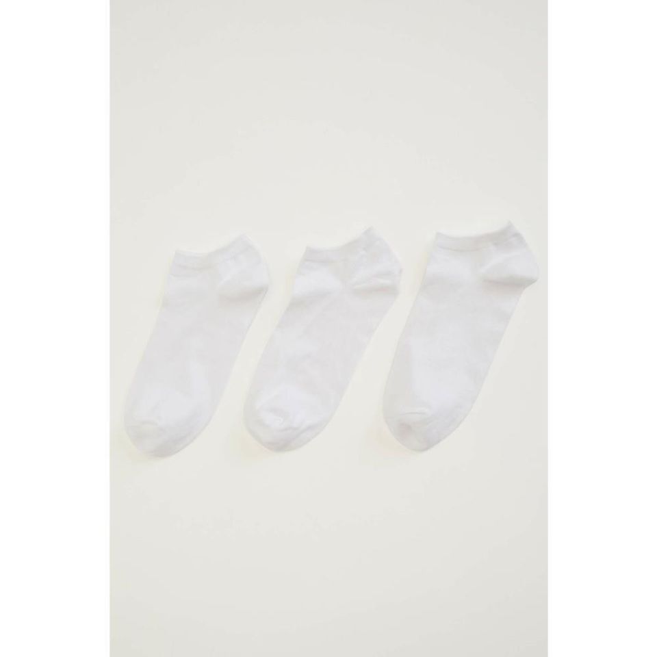 Defacto Sneakers Kısa Patik Çorap 41-44 Beyaz