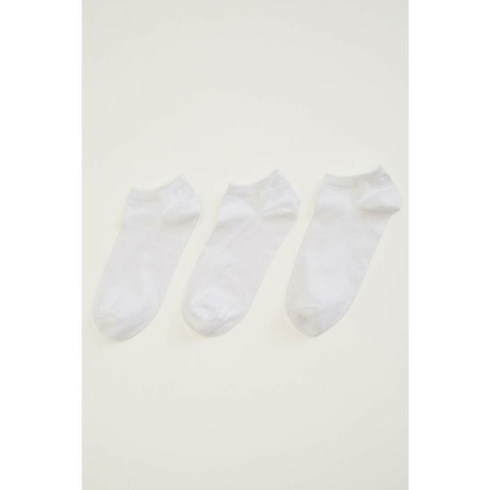 Defacto Sneakers Kısa Patik Çorap 41-44 Beyaz