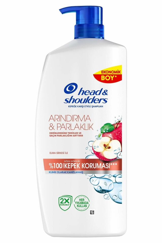 Head Shoulders Şampuan 800 Ml Arındırma ve Parlaklık Kepeğe Karşı Etkili Pompalı
