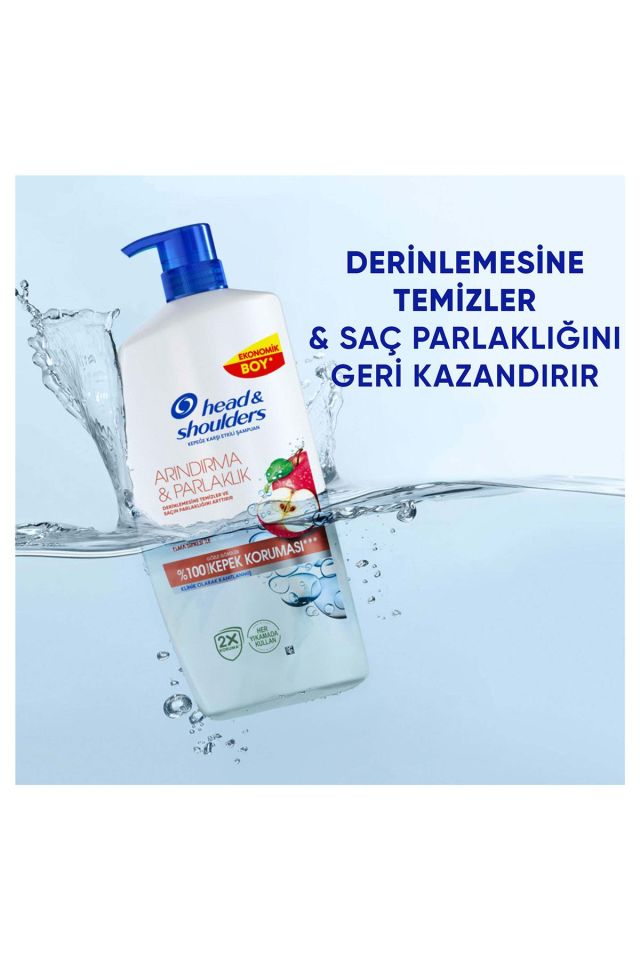 Head Shoulders Şampuan 800 Ml Arındırma ve Parlaklık Kepeğe Karşı Etkili Pompalı