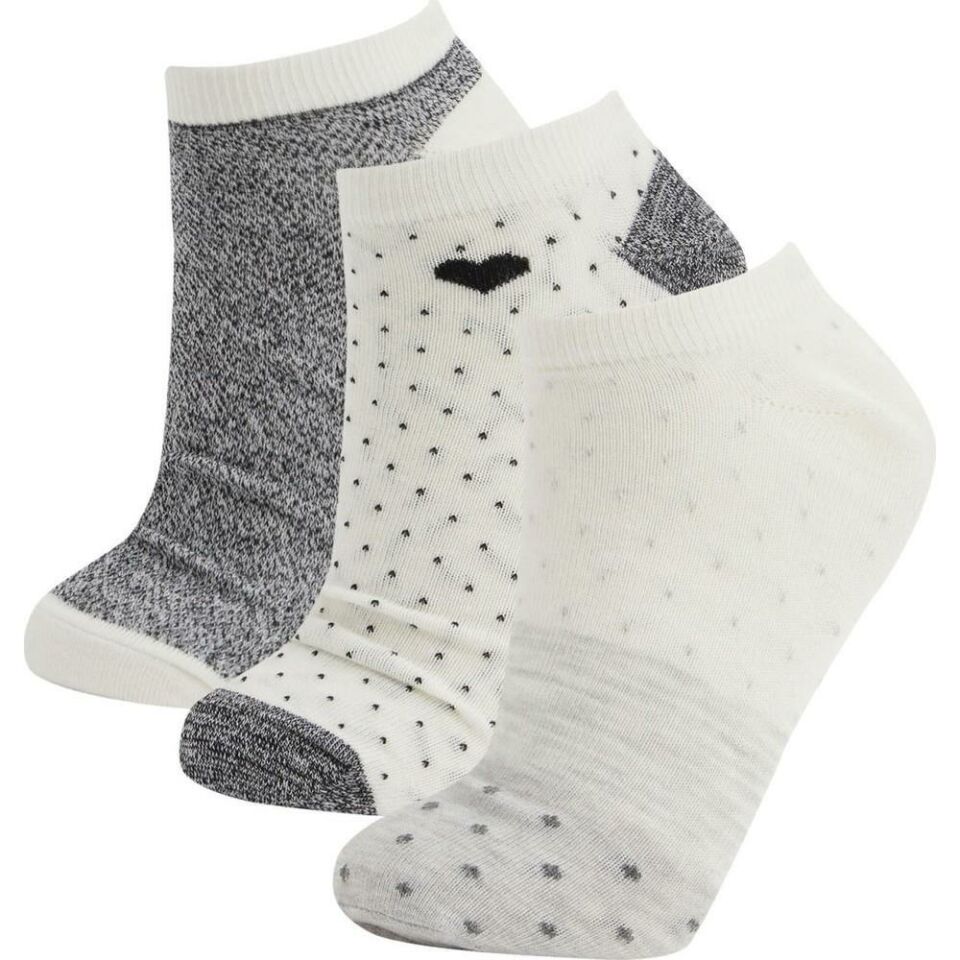 Defacto Sneakers Desenli Kısa Patik Çorap 36-40