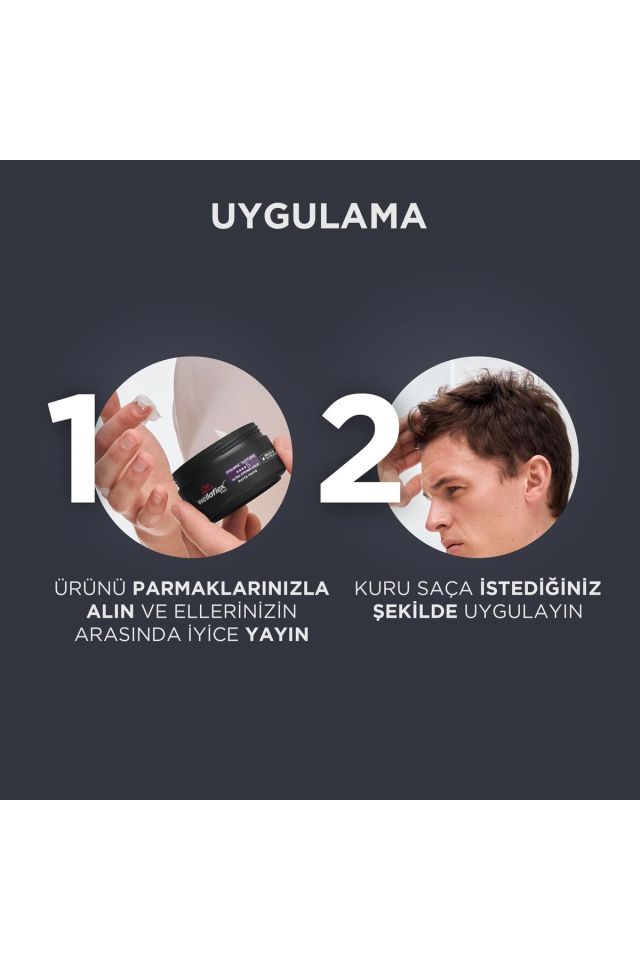 Wella Wellaflex Men Dynamic Texture Saç Şekillendirici Mat Wax 75 Ml