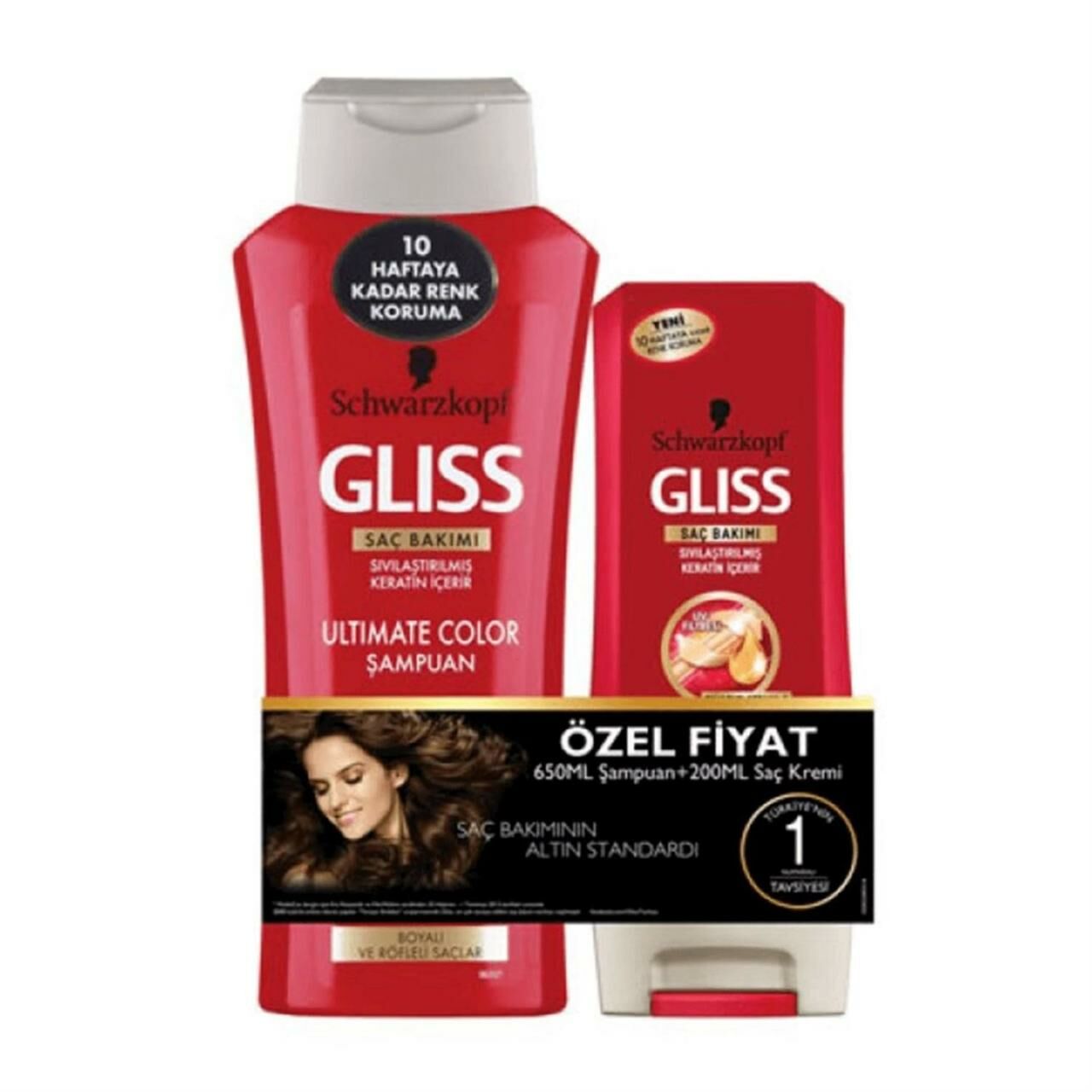 Gliss Ultimate Color Şampuan 700 Ml + Saç Kremi 200 Ml