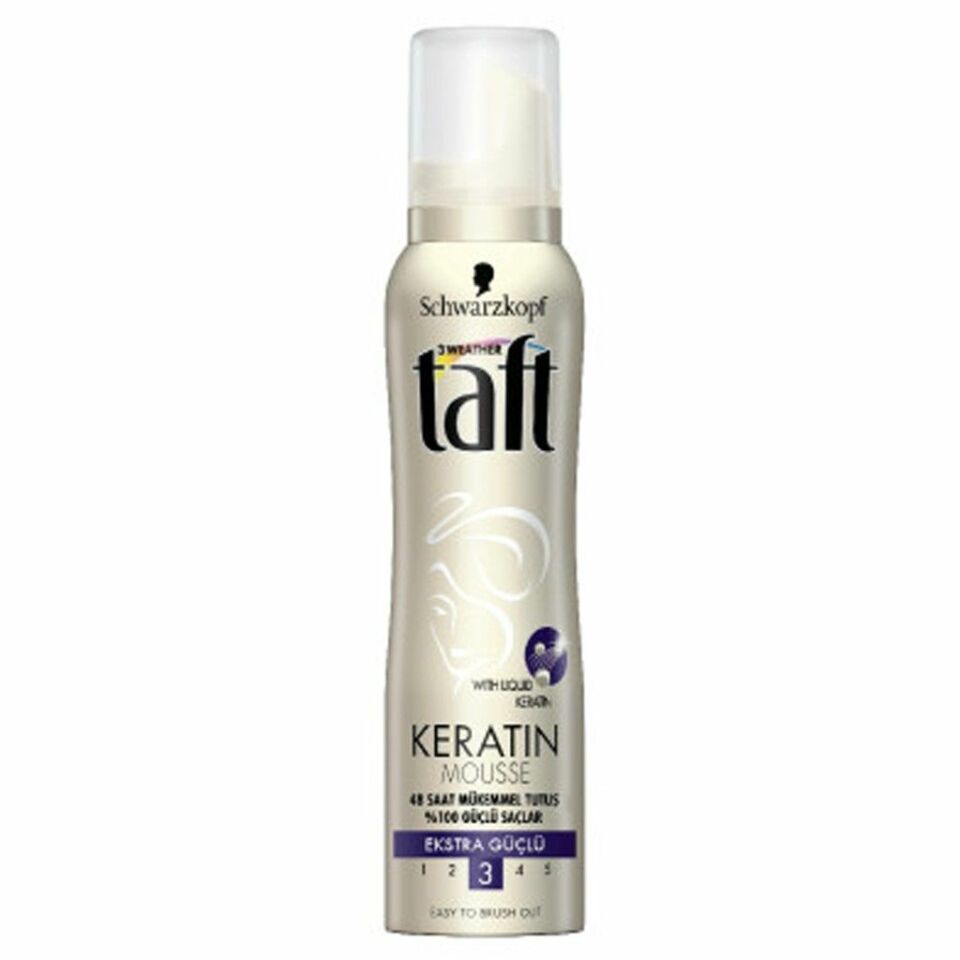 Taft Saç Köpüğü 03 Extra Güç Keratin 250ML Classic