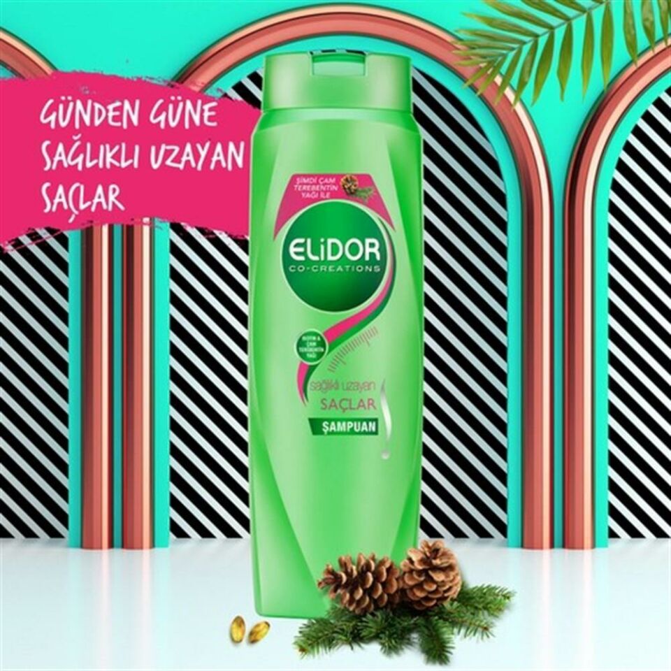 Elidor Sağlıklı Uzayan Saçlar Şampuan 500 Ml