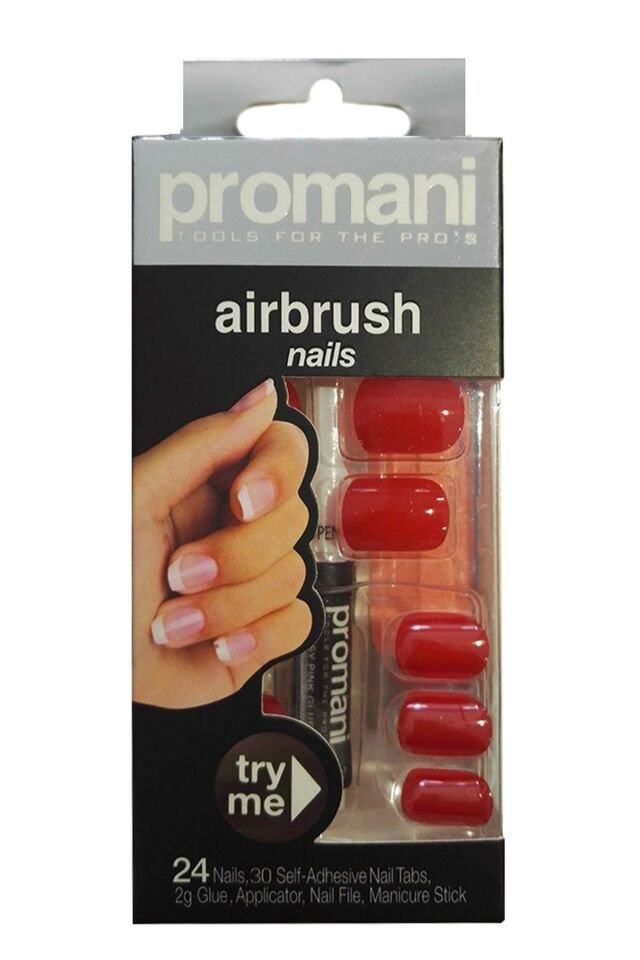 Promani Takma Tırnak Kırmızı pr 5013