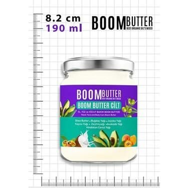 BOOM BUTTER 7 Yağ içeren Kuruluk Karşıtı Onarıcı Cilt Bakım Yağı 190 ML