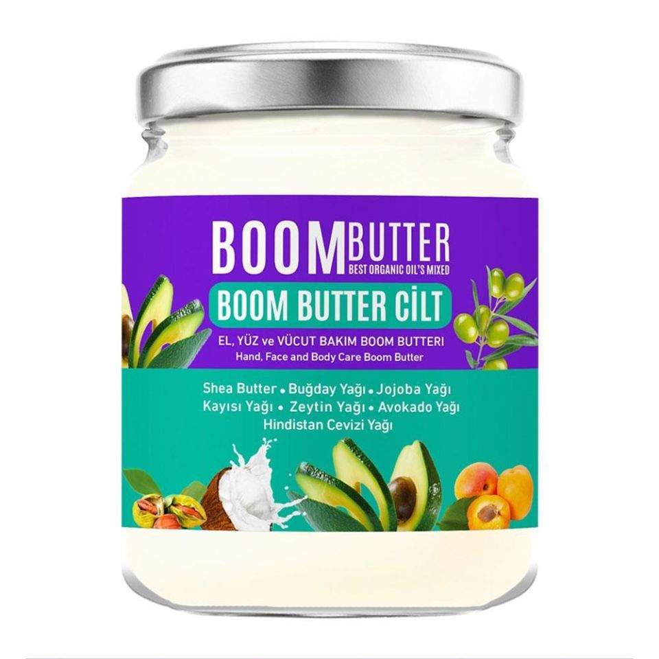 BOOM BUTTER 7 Yağ içeren Kuruluk Karşıtı Onarıcı Cilt Bakım Yağı 190 ML