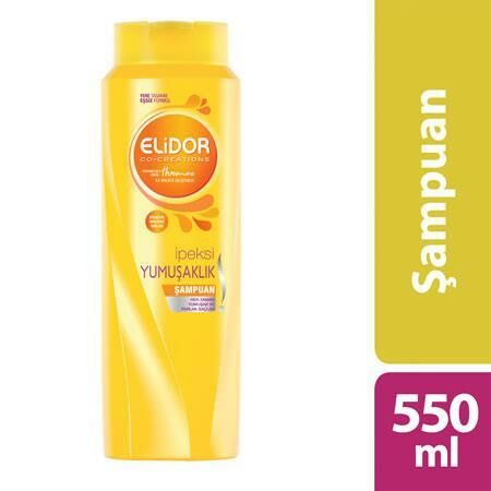 Elidor İpeksi Yumuşaklık Şampuan 550ml