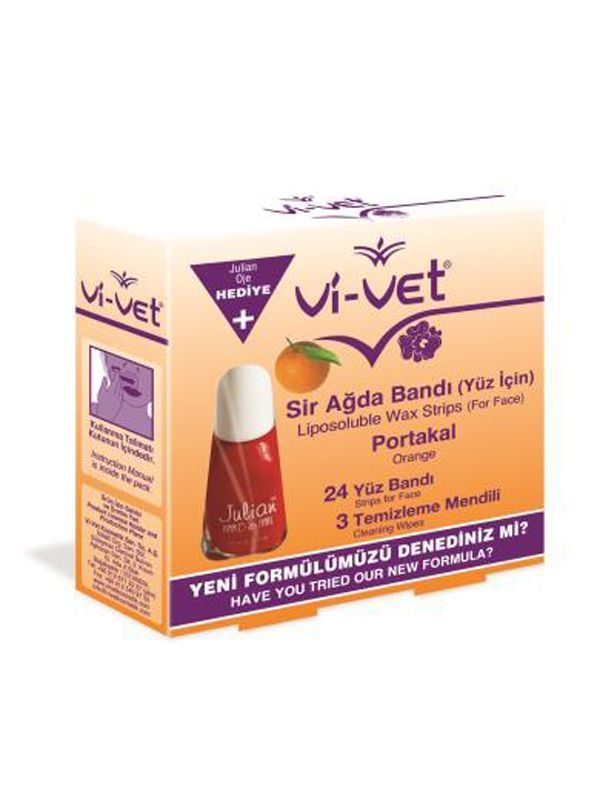 Vi-Vet Yüz AĞDA Bandı 24 Lü + 3 Mendil Portakal