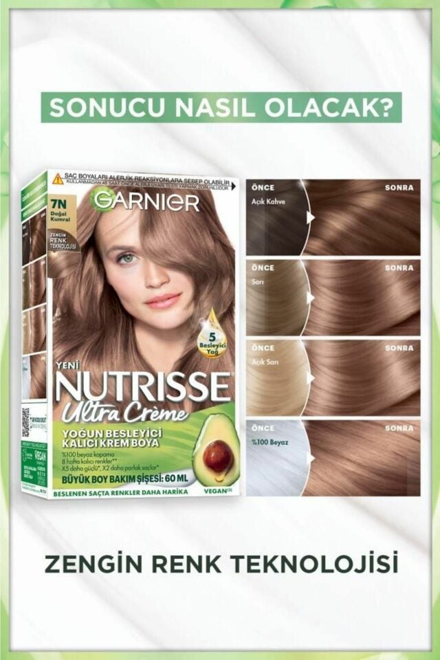 Garnier Nutrisse 7N Doğal Kumral Ultra Creme