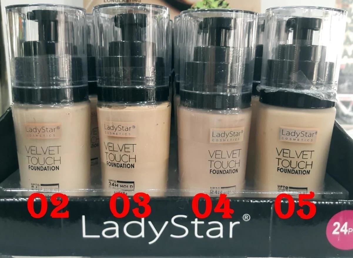 Lady Star Infinite Velvet Touch Matte Fondoten Cam Şişe 04