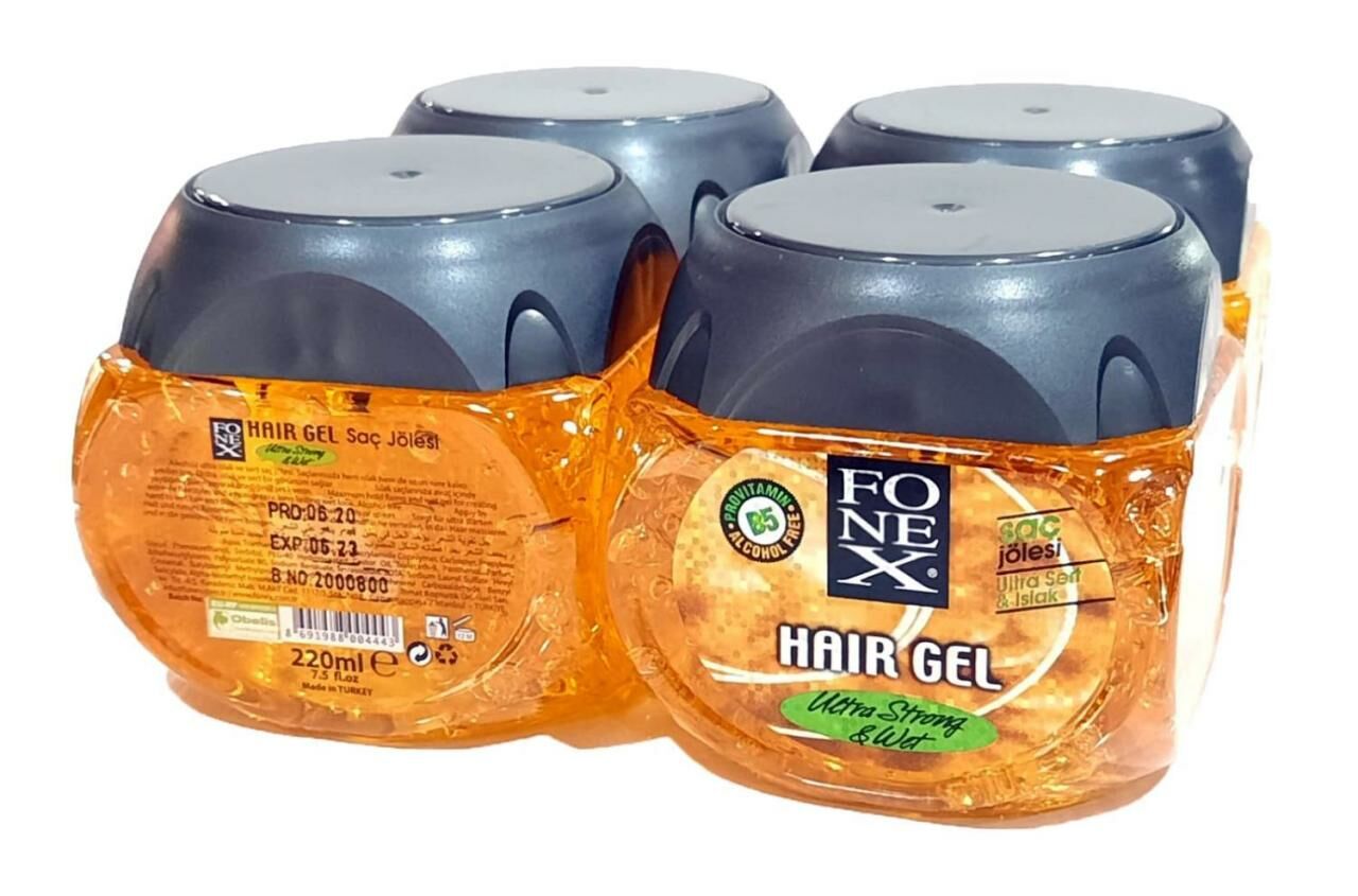 4 Adet Fonex Jöle 220 Ml Islak Sert - Turuncu