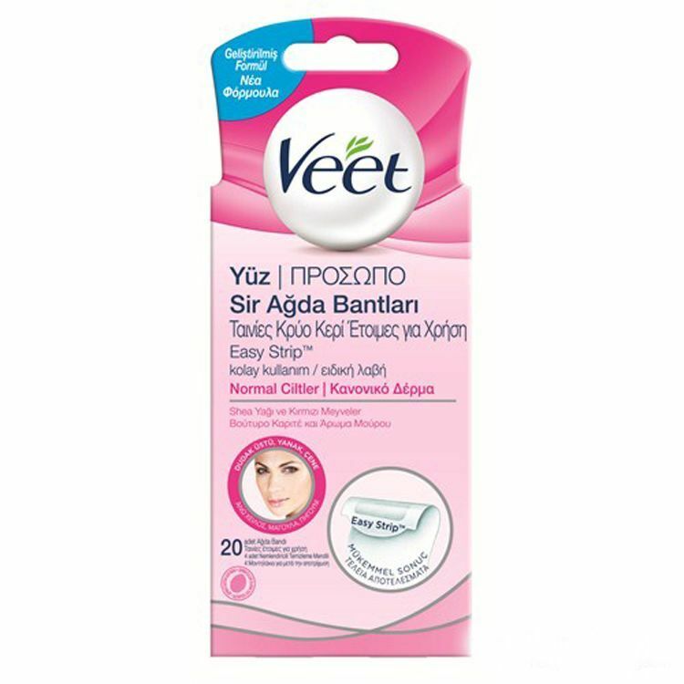 Veet Sir Ağda Bandı Yüz Bölgesi 20 li