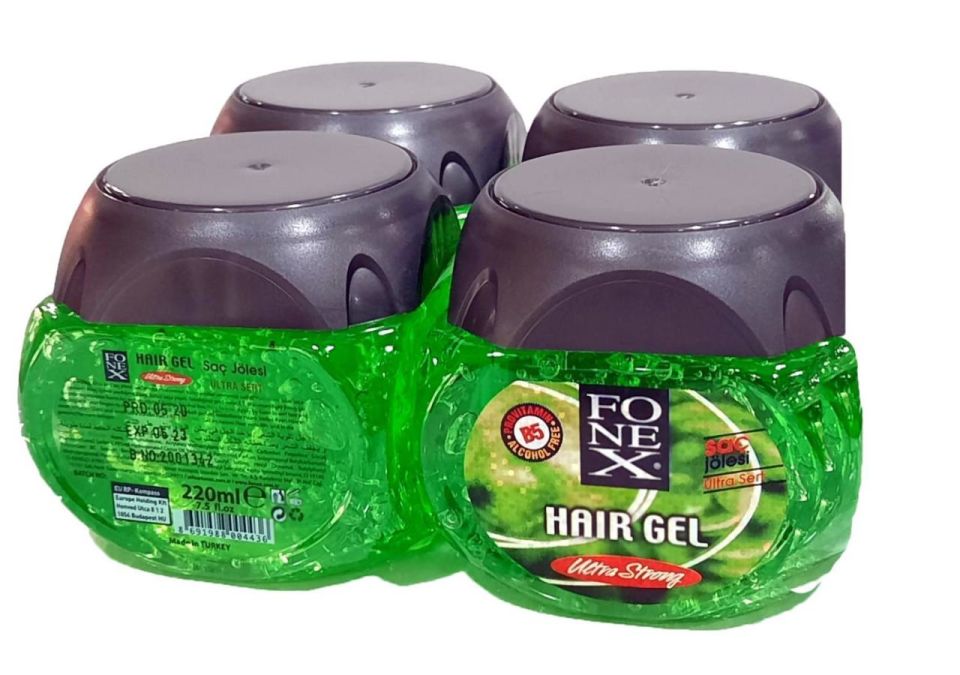 4 Adet Fonex Jöle 220 Ml Ultra Sert - Yeşil