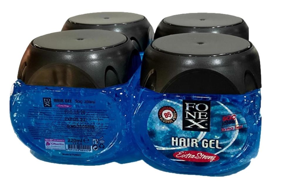 4 Adet Fonex Jöle 220 Ml Extra Sert - Mavi