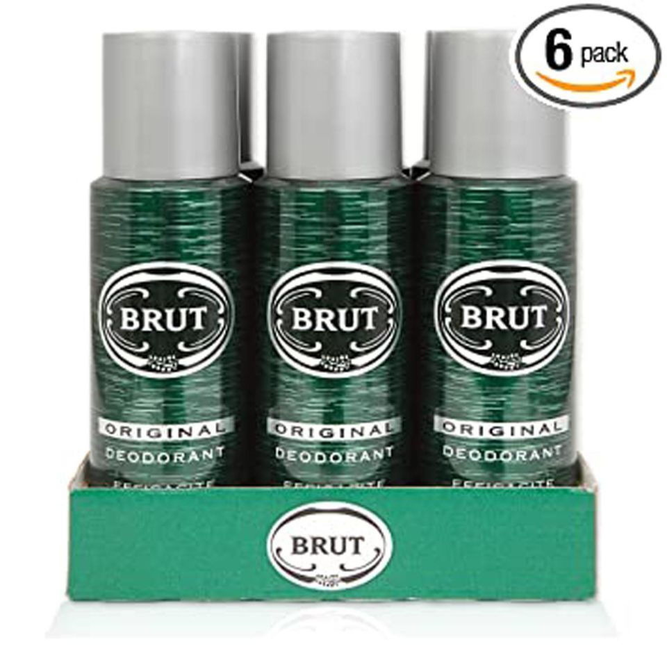 6 x Brut Original Deodorant Spray 200 Ml