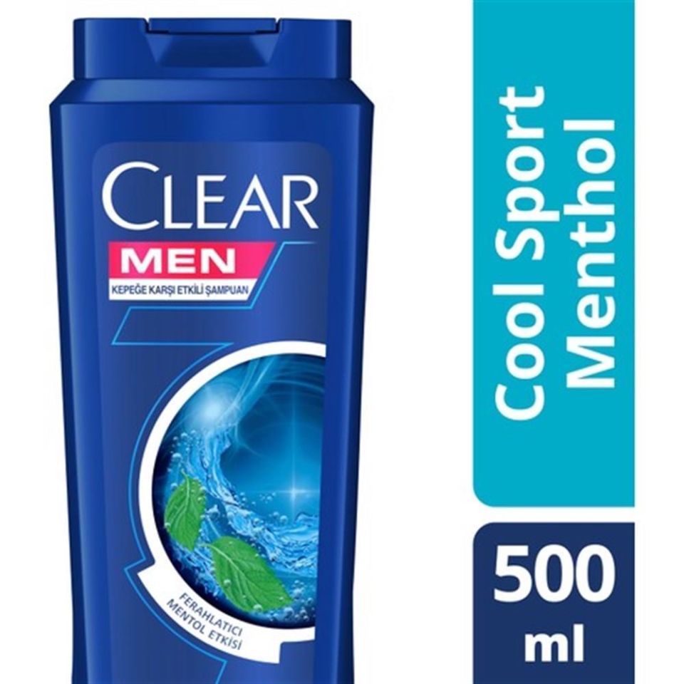 Clear Şampuan Cool Sport Menthol 500 ml