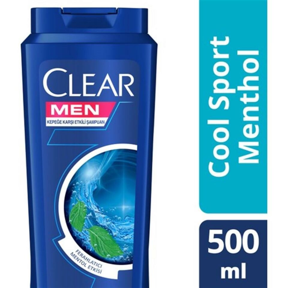 Clear Şampuan Cool Sport Menthol 500 ml