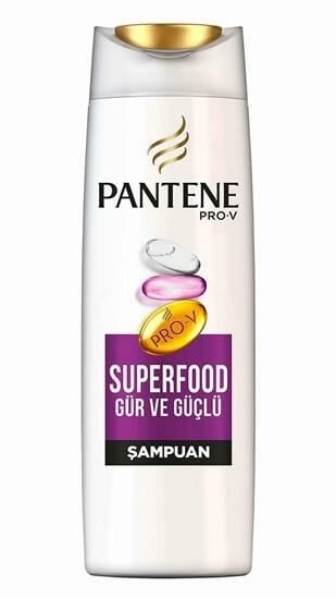 Pantene Şampuan Superfood Gür ve Güçlü 470 ml