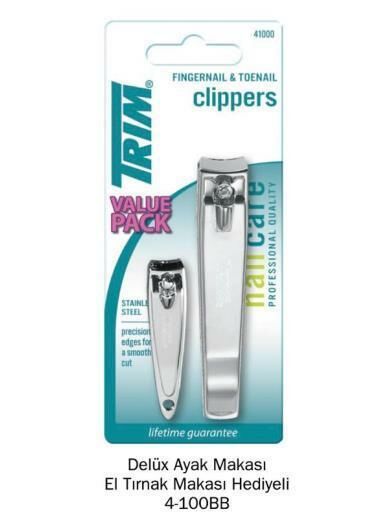 Trim Ayak Tırnak Makası Büyük Boy + El Tırnak Makası