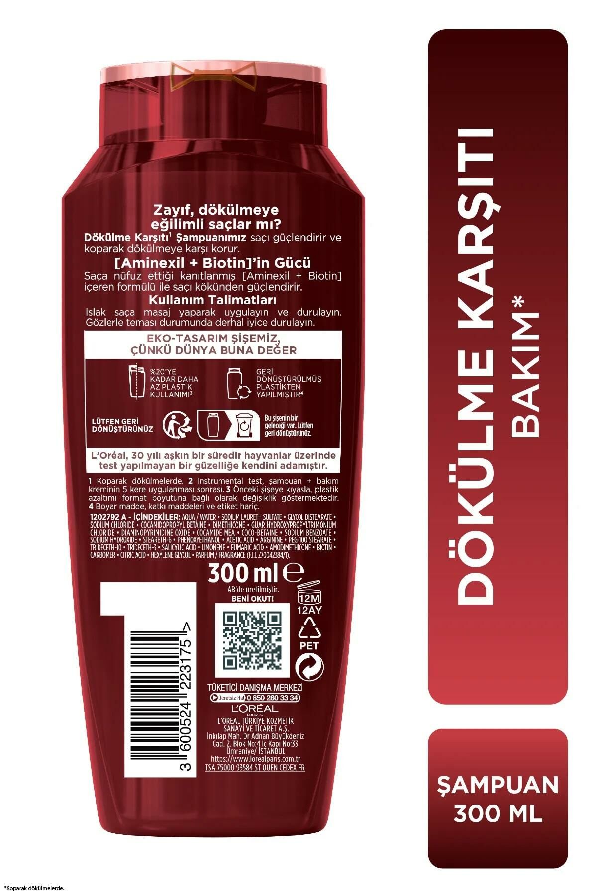 Elseve Komple Direnç Dökülme Karşıtı Şampuan 300 ml