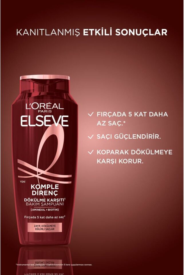 Elseve Komple Direnç Dökülme Karşıtı Şampuan 300 ml