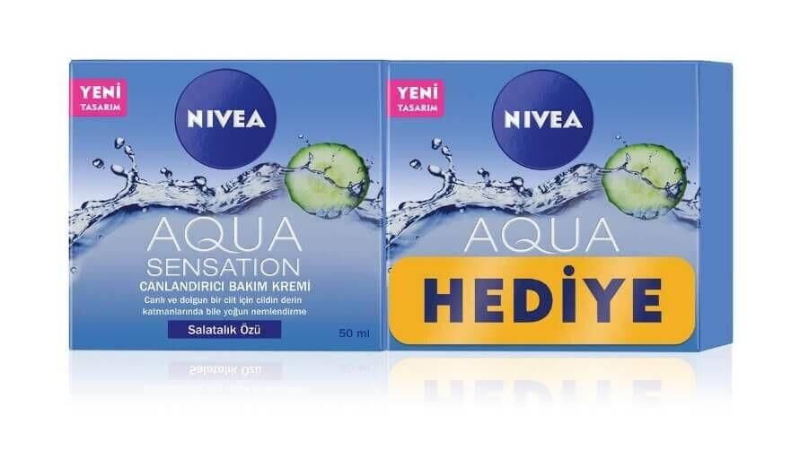 Nivea Aqua Sensation Canlandırıcı Bakım Kremi 2 x 50 ML