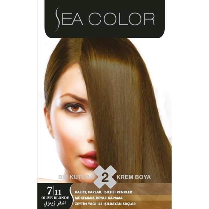 Sea Color Saç Boyası 7.11 Yoğun Küllü Kumral